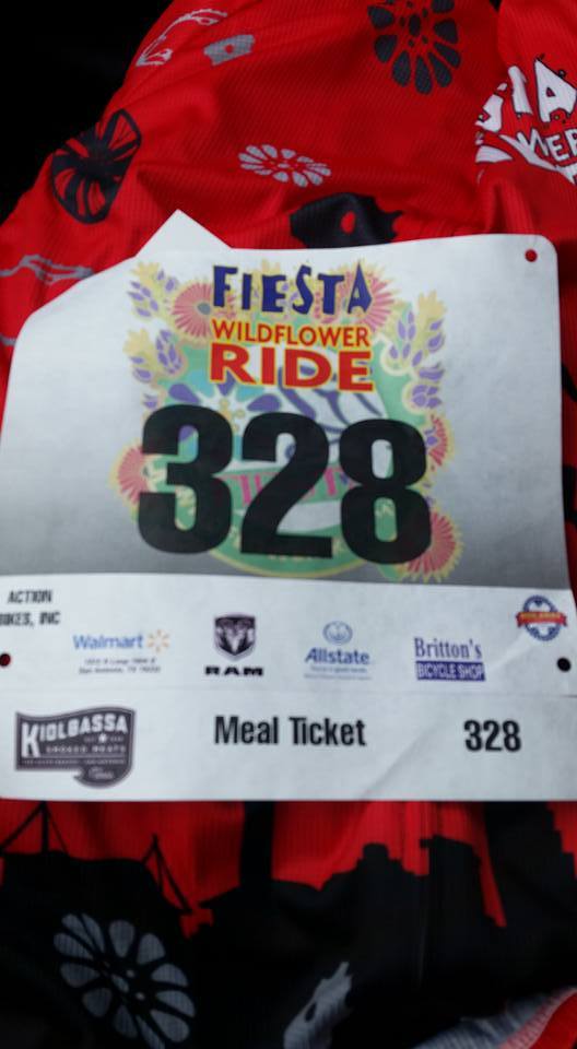 fiesta wildflower, 60 miles, bike ride